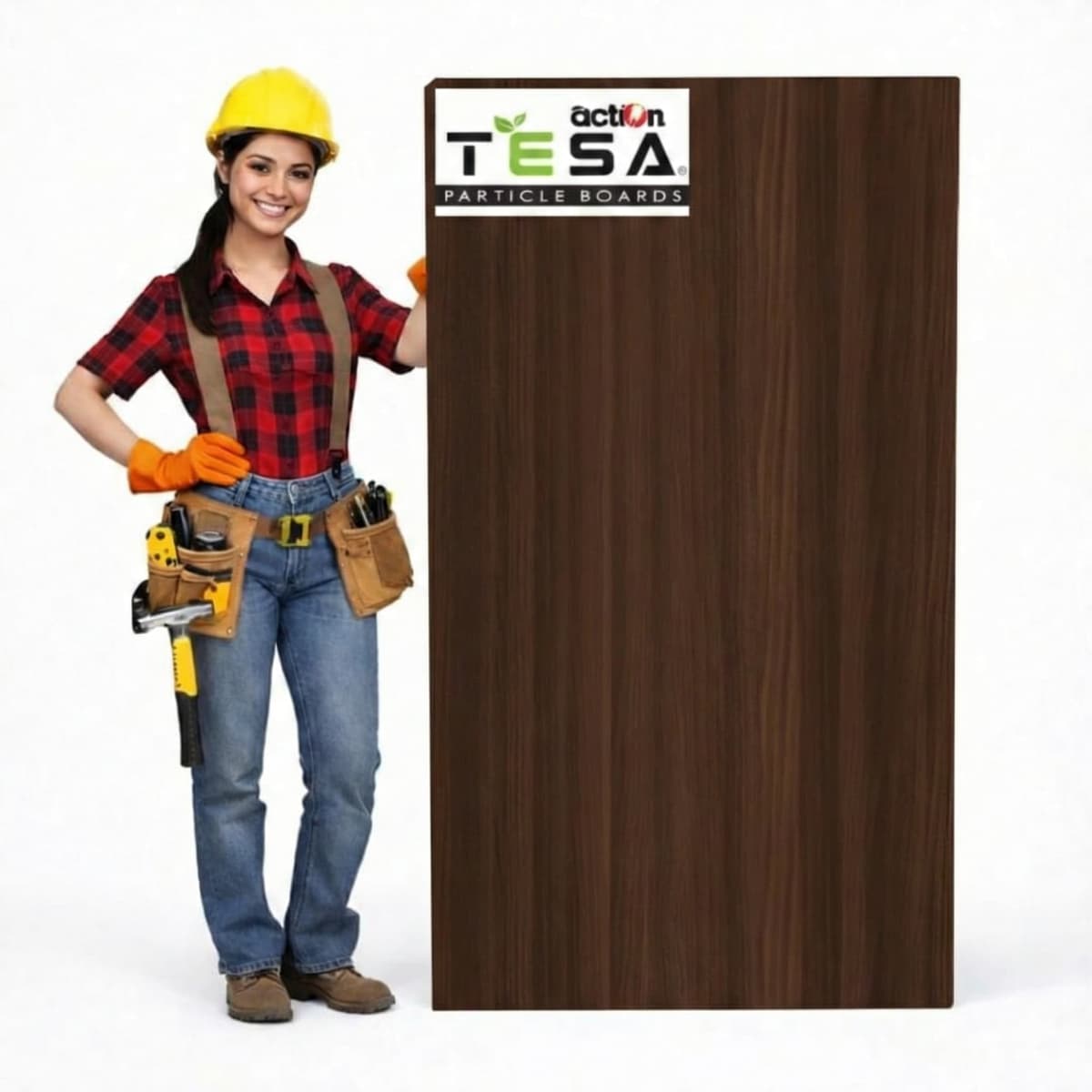 Action Tesa Prelam Particle Board 3009 – Classic Planked Walnut