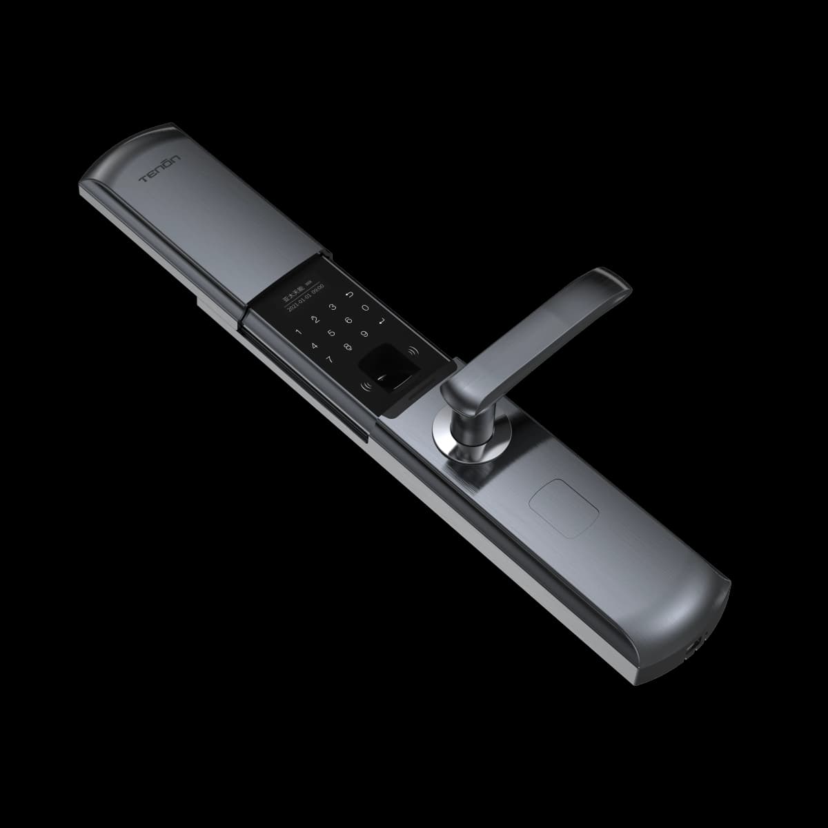 Sliding Fingerprint Door Lock